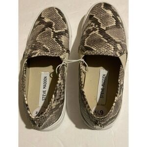 Steve Madden Animal Print Sneakers Snake Size 6.5